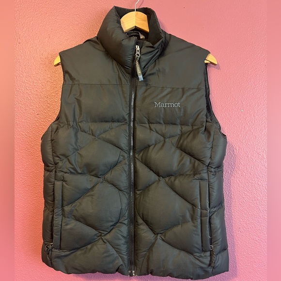 Marmot | Puffer Quilted Sleeveless Vest Goose Down - Picture 1 of 7